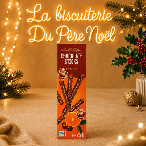 Étui de bâtonnets de chocolat à l'orange 75 g