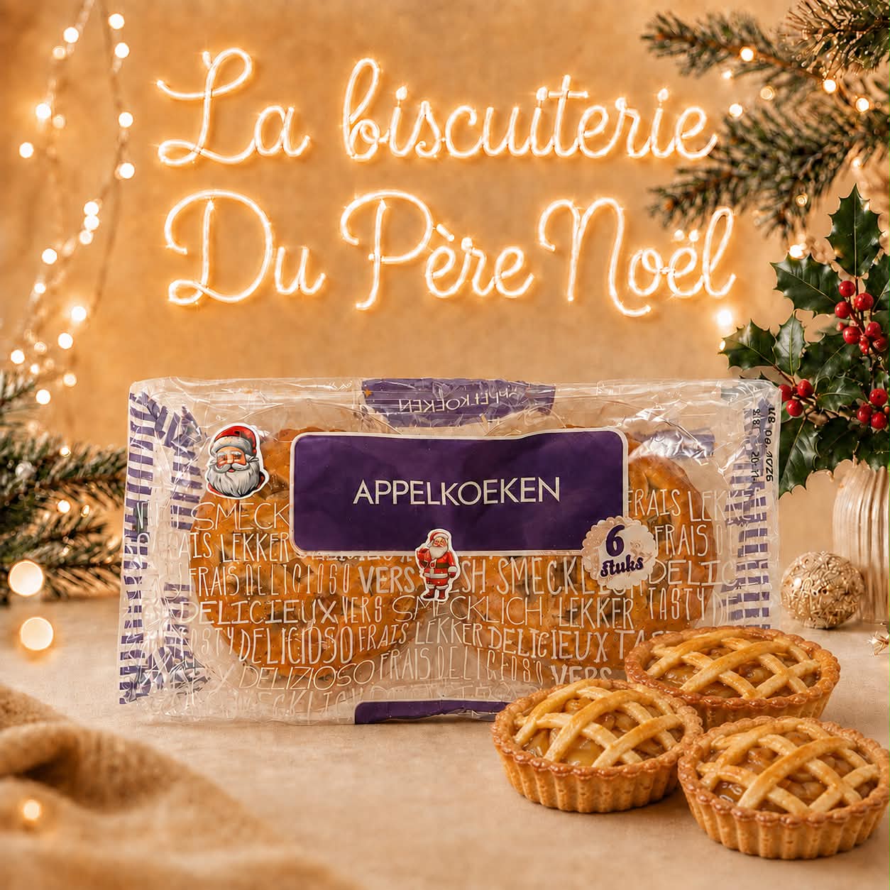 Tartelettes Fondantes à la Pomme – lot de 6 🍎