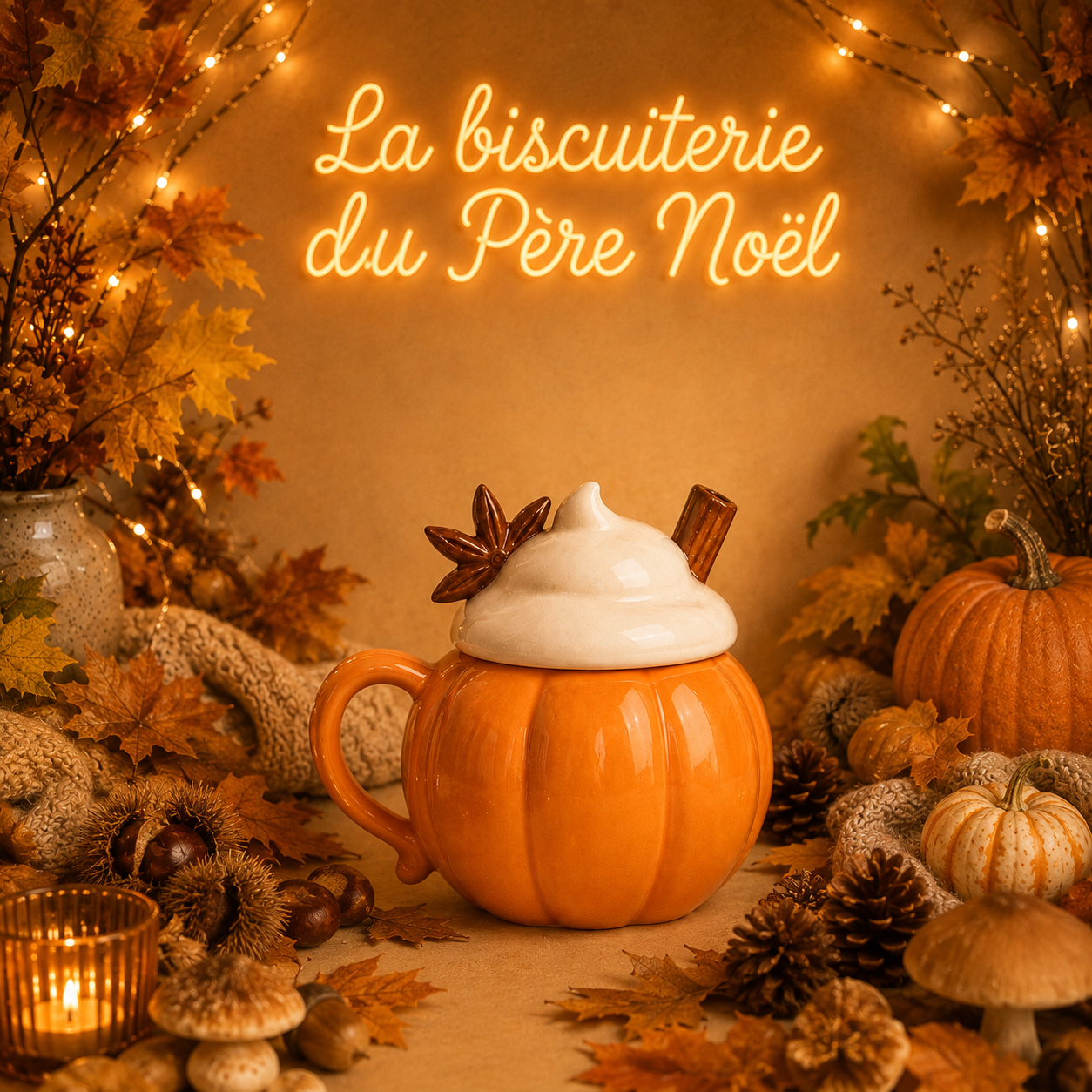 Mug XXL Citrouille Épicée
