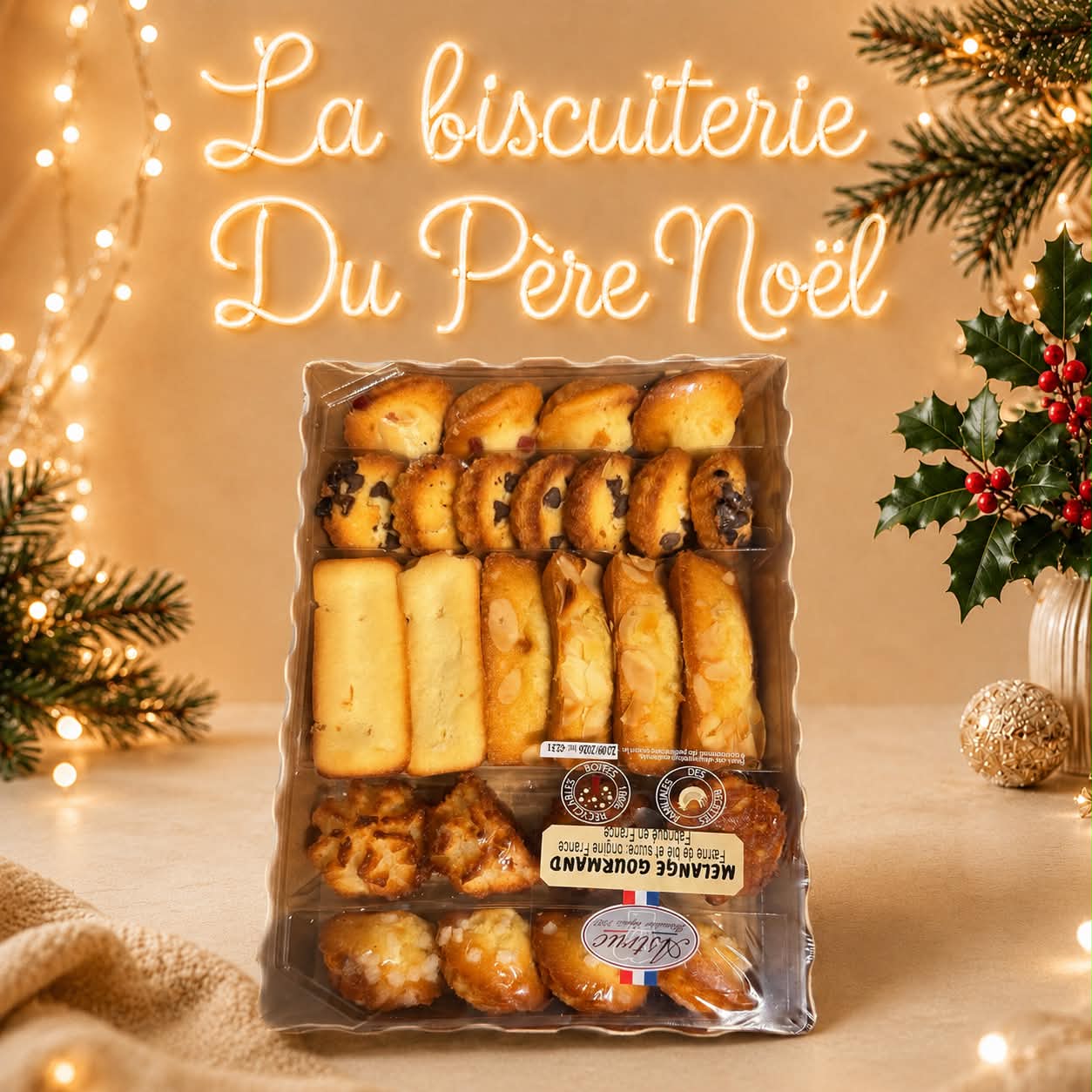 Assortiment de Gâteaux du Père Noël – 6 pièces