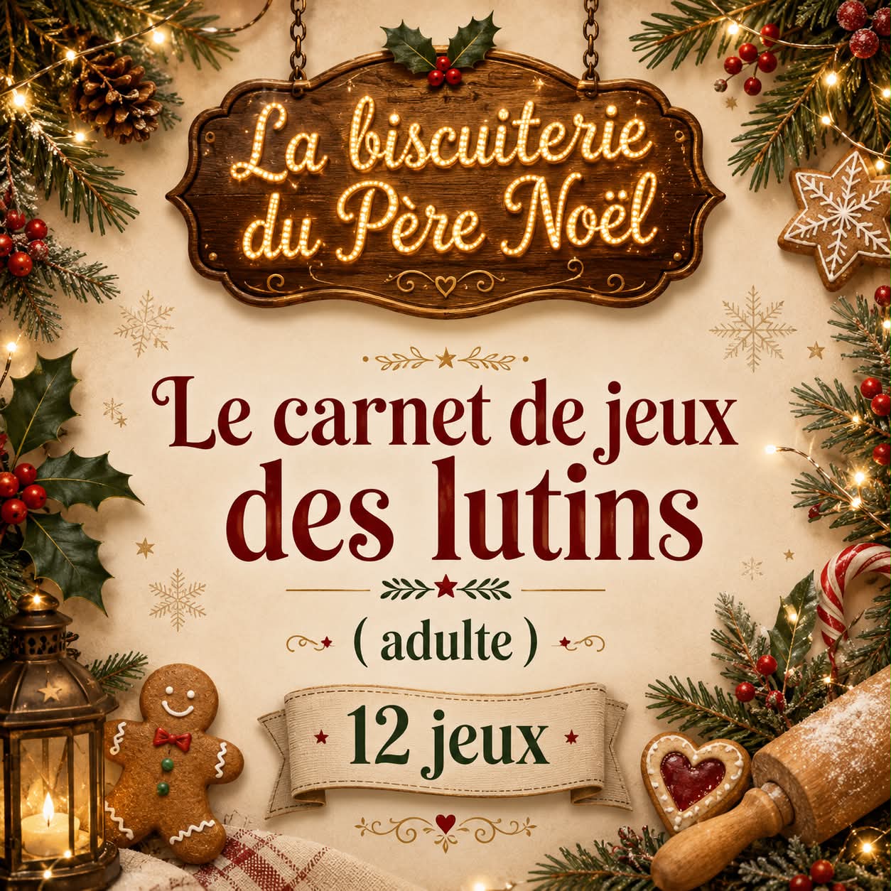 Le Cahier de Jeux des Lutins – Livret PDF à imprimer