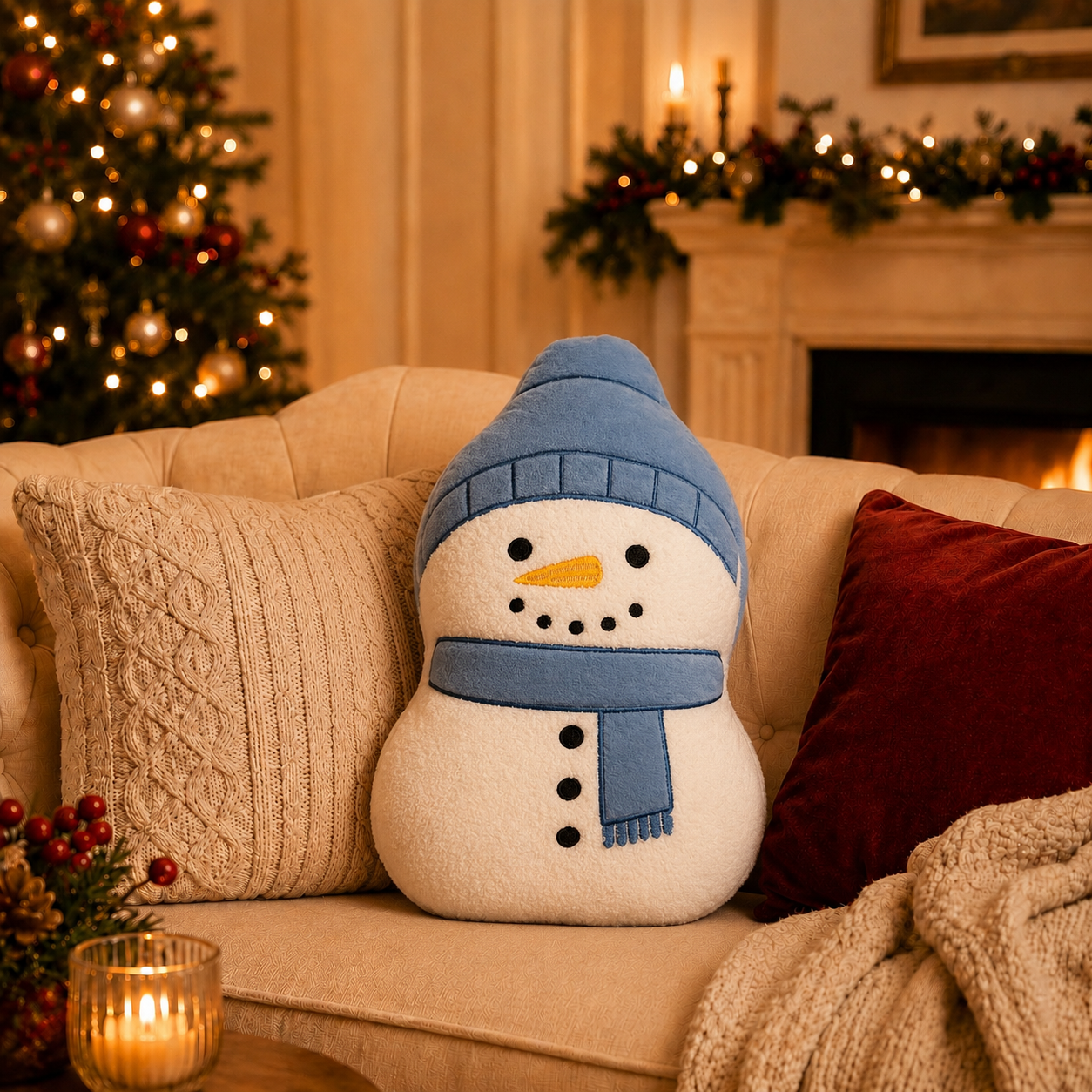 Coussin Bonhomme de Neige ⛄️