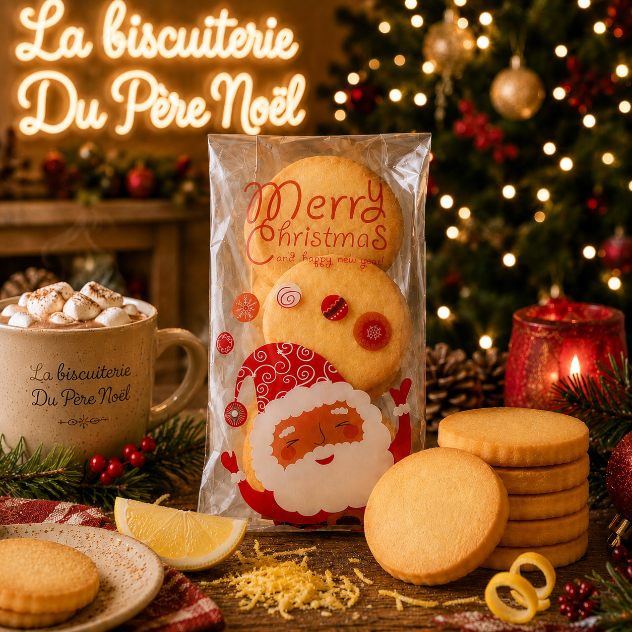 Sablés au Citron de la Mère Noël 🍋